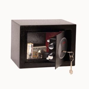 Phoenix Compact Home / Office Safe SS0721K with Keylock showing door open