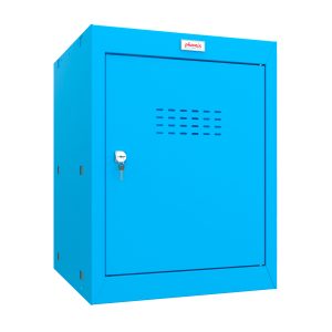 Phoenix CL0544 Size 2 Cube Locker with Key Lock / Combination Lock / Electronic Lock - Keylock, Red