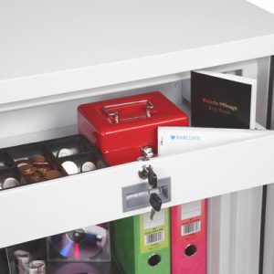 Phoenix Fire Fighter FS0442 Size 2 Fire Safe with Key Lock / Electronic Lock / Fingerprint Lock