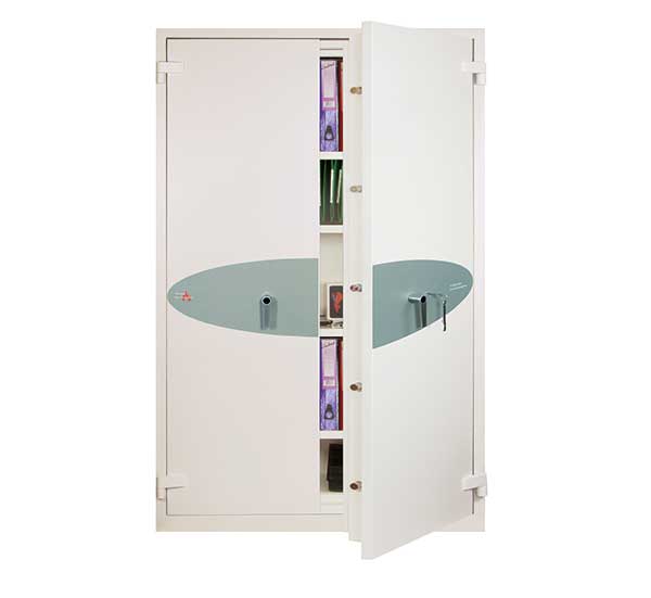 Phoenix Fire Commander Pro FS1923 Size 3 S2 Security Fire Safe with Key Lock or Electronic Lock.