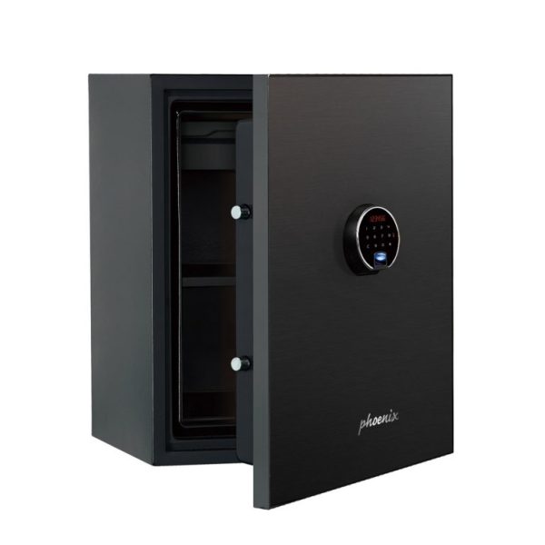 Phoenix Spectrum Plus LS6012F Size 2 Luxury Fire Safe with Titanium Black / Silver or Gold Door Panel and Electronic Lock - Titanium Black