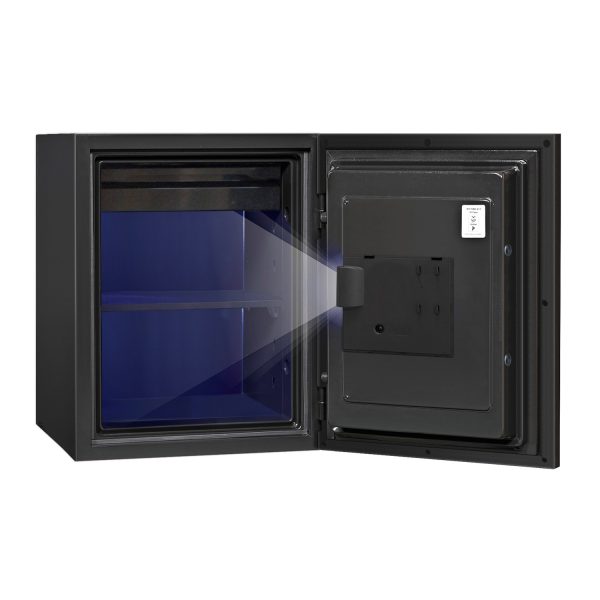 Phoenix Spectrum Plus LS6012F Size 2 Luxury Fire Safe with Titanium Black / Silver or Gold Door Panel and Electronic Lock