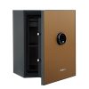 Phoenix Spectrum Plus LS6012F Size 2 Luxury Fire Safe with Titanium Black / Silver or Gold Door Panel and Electronic Lock - Gold