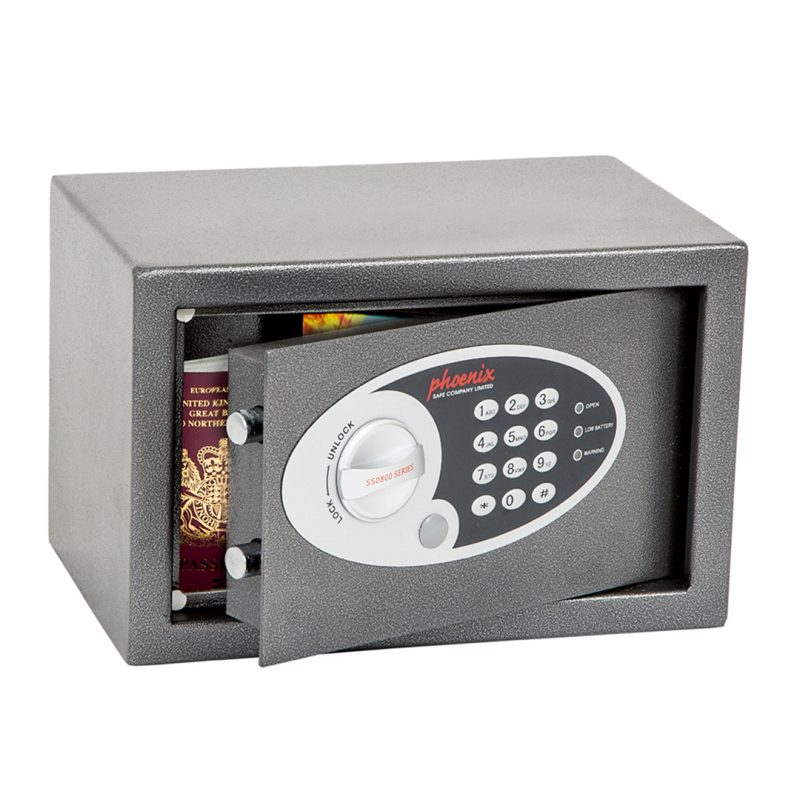 Phoenix Vela Deposit Home & Office SS0801 Size 1 Security Safe - with Electronic Lock