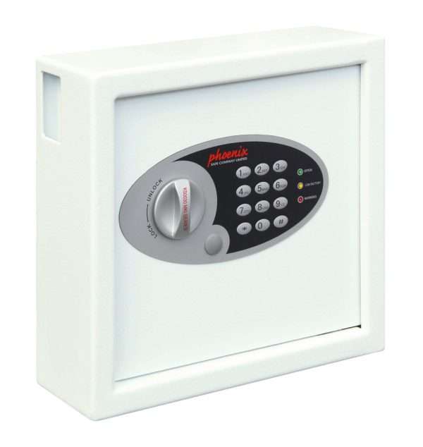 Phoenix Cygnus Key Deposit Safe KS0031 30 Hook with Key / Electronic Lock - Keylock