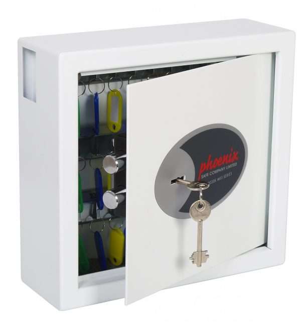 Phoenix Cygnus Key Deposit Safe KS0031 30 Hook with Key / Electronic Lock - Keylock