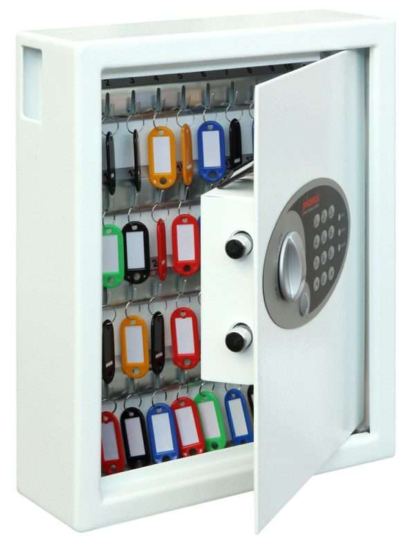 Phoenix Cygnus Key Deposit Safe KS0032 48 Hook with Key / Electronic Lock