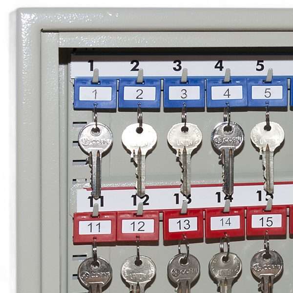 Phoenix 50 Hook Extra Security Key Cabinet KC0071K with Key Lock