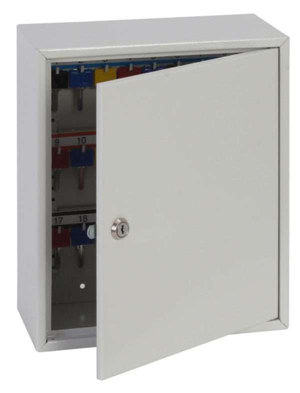 Phoenix Deep Key Cabinet KC0301 50 Hook with Key, Electronic or Mechanical combination Lock - Combination lock