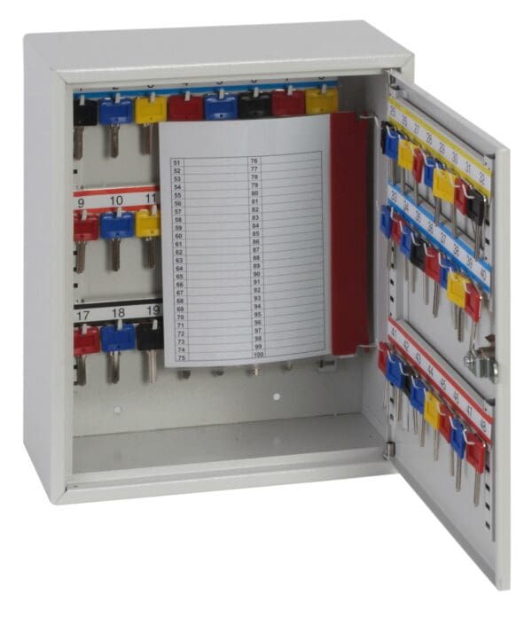 Phoenix Deep Key Cabinet KC0302K, KC0302E, KC0302M 100 Hook with Key / Electronic / Mechanical digital Lock - Image 8