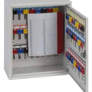 Phoenix Deep Key Cabinet KC0301 50 Hook with Key, Electronic or Mechanical combination Lock