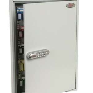 Phoenix Commercial Key Cabinet KC0603P 100 Hook with Euro Cylinder Lock Case