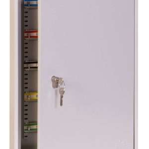 Phoenix Commercial Key Cabinet KC0603P 100 Hook with Euro Cylinder Lock Case