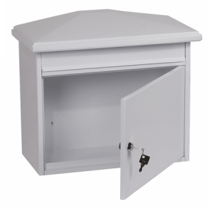 Phoenix Libro Front Loading Letter Box MB0115K in Black, Green or White with Key Lock