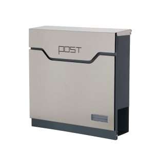 Phoenix Estilo Top Loading Letter Box MB0123KS in Stainless Steel with Key Lock