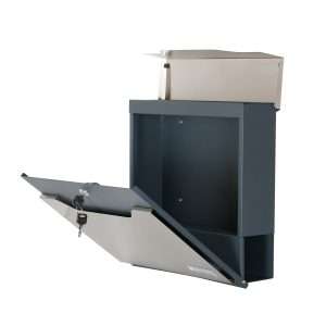 Phoenix Estilo Top Loading Letter Box MB0123KS in Stainless Steel with Key Lock