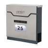 Phoenix Estilo Top Loading Letter Box MB0125KS in Stainless Steel with Key Lock