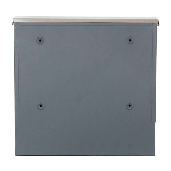 Phoenix Estilo Top Loading Letter Box MB0125KS in Stainless Steel with Key Lock