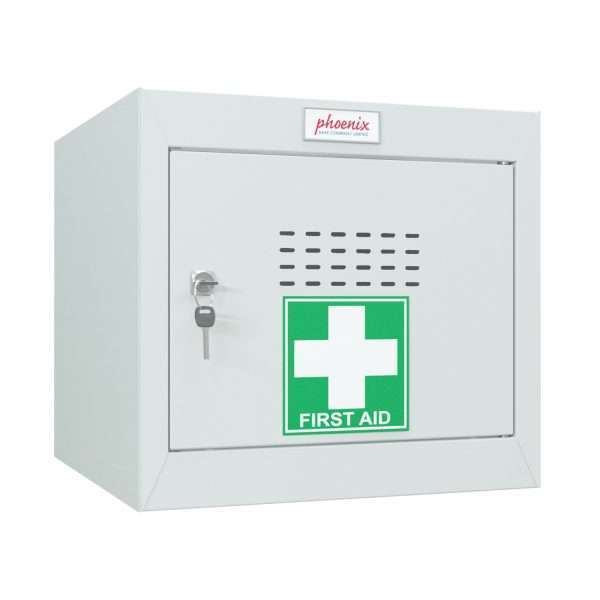 Phoenix MC0344GG Size 1 Light Grey Medical Cube Locker
