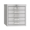 Buy Online Ireland: Phoenix MD Series MD0304G 5 Drawer Multidrawer Cabinet in Grey with Key Lock