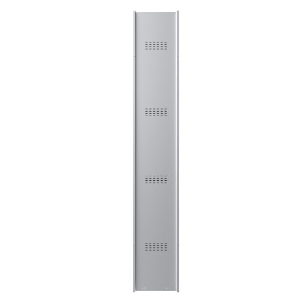 Phoenix PL Series PL2160G 2 Column 2 Door Personal Locker Combo Grey Body with Red, Grey or Blue Door