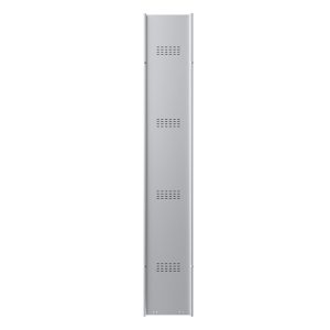 Phoenix PL 300D Series PL1233GGK 1 Column 2 Door Personal locker in Grey with Key / Combination / Electronic Lock