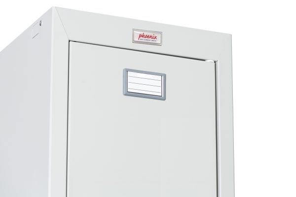 Phoenix PL 300D Series PL1233GGK 1 Column 2 Door Personal locker in Grey with Key / Combination / Electronic Lock