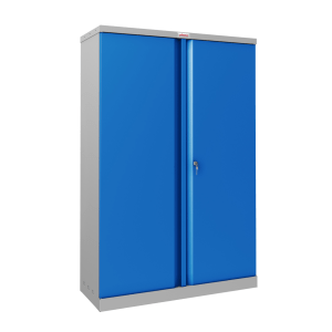 Buy Online Ireland: Phoenix SCL Series SCL1891G 2 Door 4 Shelf Steel Storage Cupboard Grey Body & Grey, Red or Blue Doors with Key or Electronic Lock