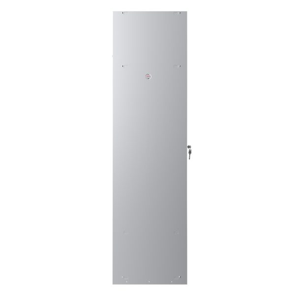 Phoenix PL Series PL2160G 2 Column 2 Door Personal Locker Combo Grey Body with Red, Grey or Blue Doors with key Locks - Combination lock, Blue