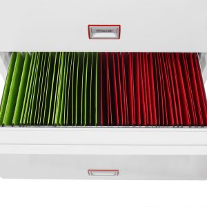 Phoenix World Class Lateral Fire File FS2414 4 Drawer Filing Cabinet with Key Lock, Electronic Lock or Fingerprint Lock