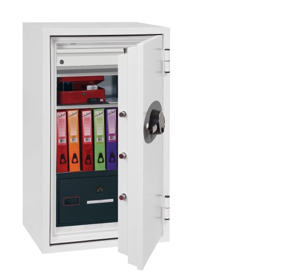 Phoenix Datacombi DS2504 Data Safe with Key, Electronic or Fingerprint Lock - Fingerprint lock