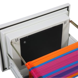 Phoenix World Class Vertical Fire File FS2254 4 Drawer Filing Cabinet with Key / Electronic or Fingerprint Lock - Fingerprint lock