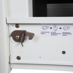 Phoenix World Class Vertical Fire File FS2254 4 Drawer Filing Cabinet with Key / Electronic or Fingerprint Lock - Fingerprint lock
