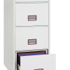 Phoenix World Class Vertical Fire File FS2254 4 Drawer Filing Cabinet with Key / Electronic or Fingerprint Lock - Electronic lock