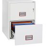 Phoenix World Class Vertical Fire File FS2272 2 Drawer Filing Cabinet with Key, Electronic or Fingerprint Lock - Keylock