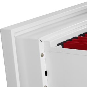 Phoenix World Class Lateral Fire File FS2412 2 Drawer Filing Cabinet with Key, Electronic or Fingerprint Lock - Electronic lock