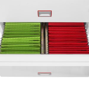 Phoenix World Class Lateral Fire File FS2412 2 Drawer Filing Cabinet with Key, Electronic or Fingerprint Lock - Electronic lock