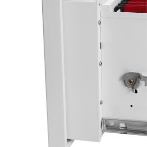 Phoenix World Class Lateral Fire File FS2412 2 Drawer Filing Cabinet with Key, Electronic or Fingerprint Lock - Fingerprint lock