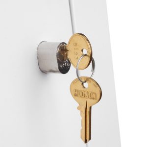 Phoenix World Class Lateral Fire File FS2412 2 Drawer Filing Cabinet with Key, Electronic or Fingerprint Lock - Keylock