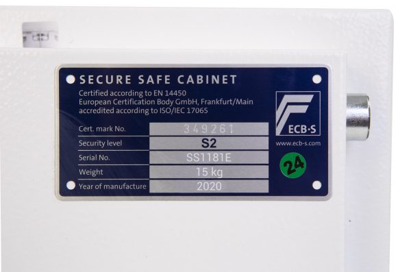 Phoenix Fortress SS1181 size 1 S2 Security Safe with Key / Electronic Lock