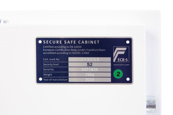 Phoenix Fortress SS1182 size 2 S2 Security Safe with Key / Electronic Lock - Keylock