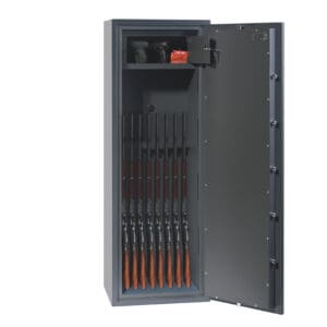 Phoenix Rigel GS8023E 8 Gun Safe with Internal Ammo Box and Electronic Lock